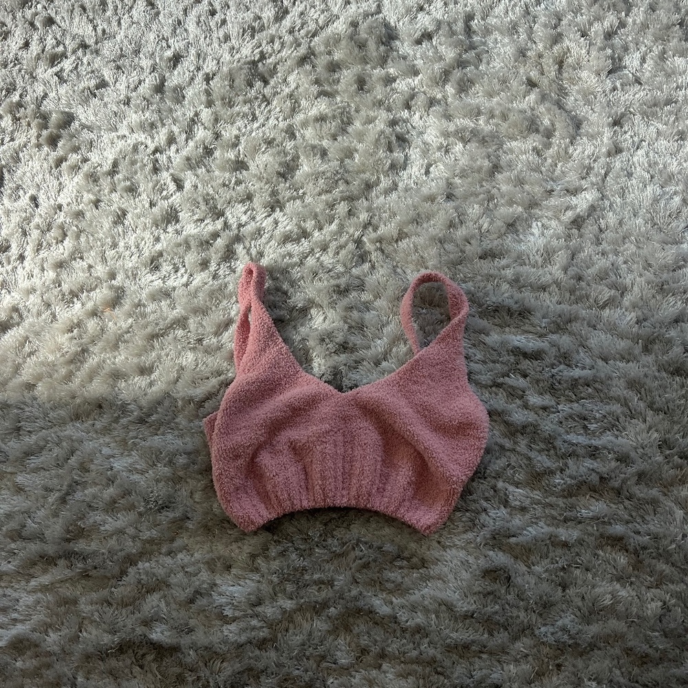 Oh Polly plush crop top